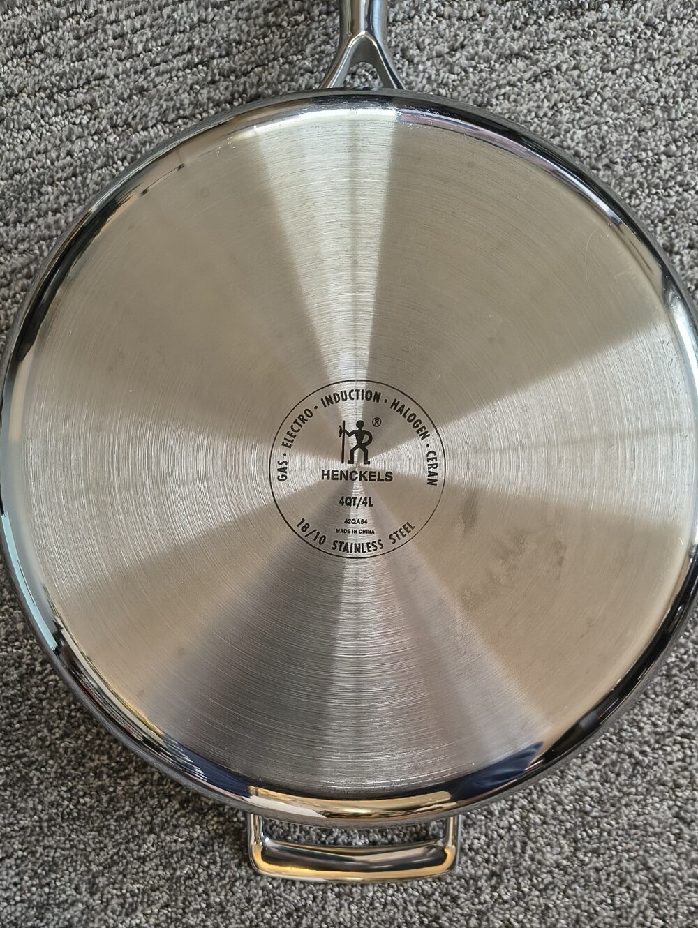 ZWILLING J.A. Henckels Polished Stainless Steel Saucepan - Silver Mirror Finish